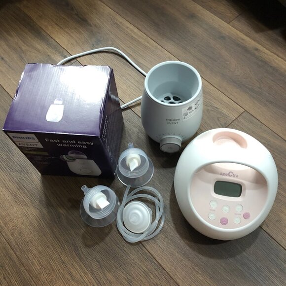 Spectra S2 Plus Electric Pink Pump & Philips Avent Bottle Warm READ DESC - Picture 5 of 16
